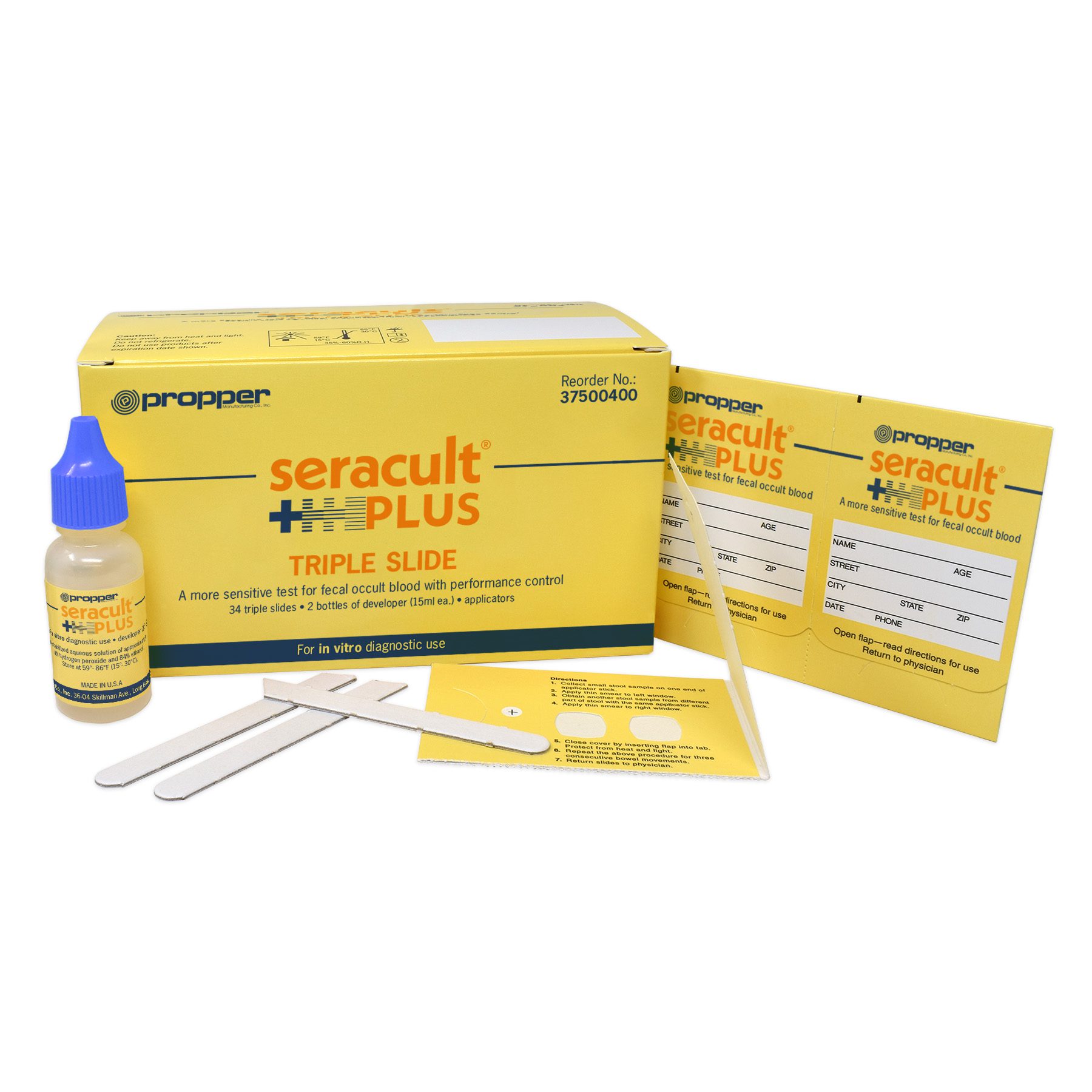 Seracult® Plus Triple Slides Fecal Occult Blood Test