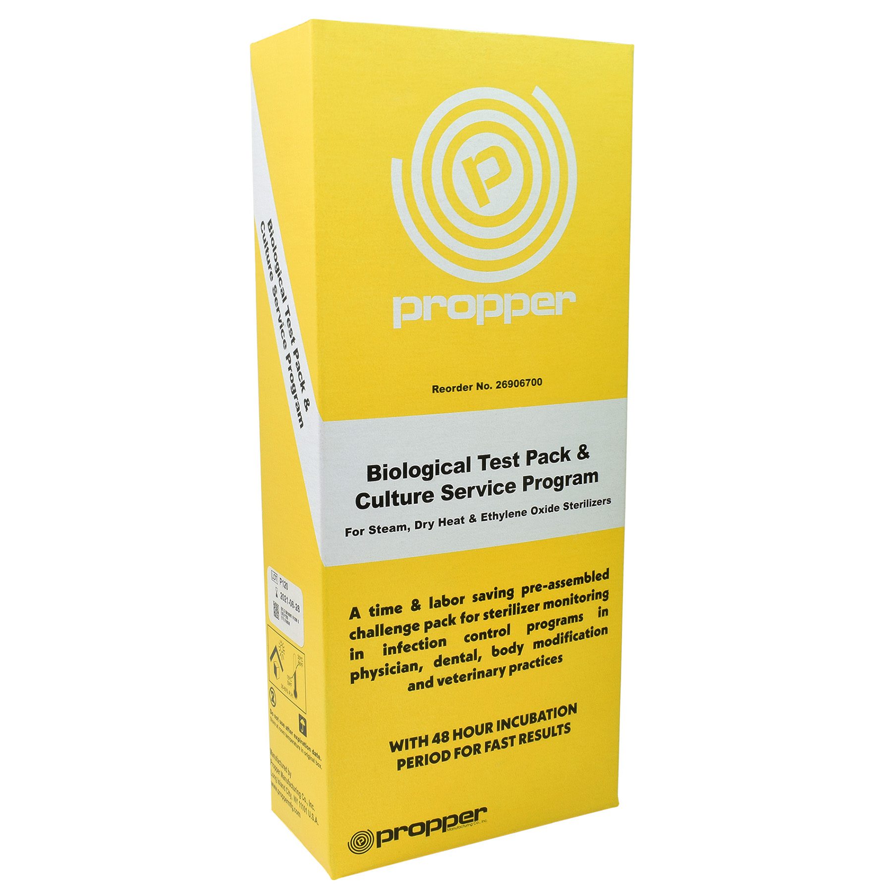 Mail In Biological Indicator Biological Test Pack and Culture Service Program