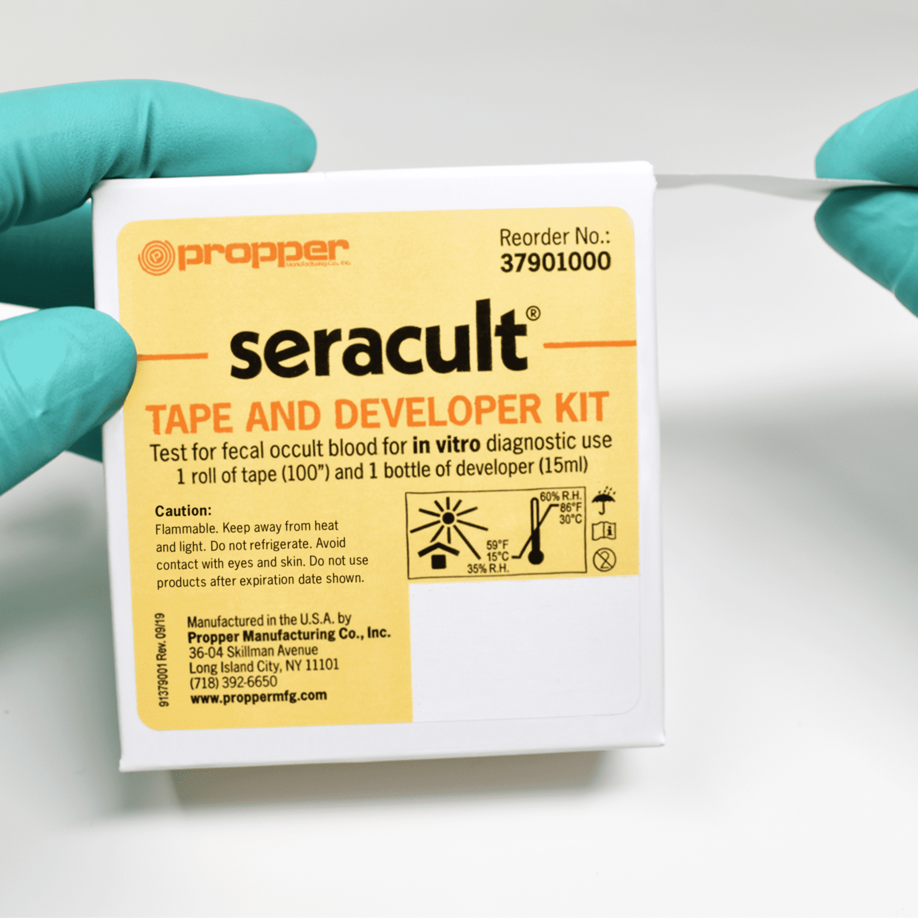 37901000 Seracult Fecal Occult Blood Test Tape Developer Kit